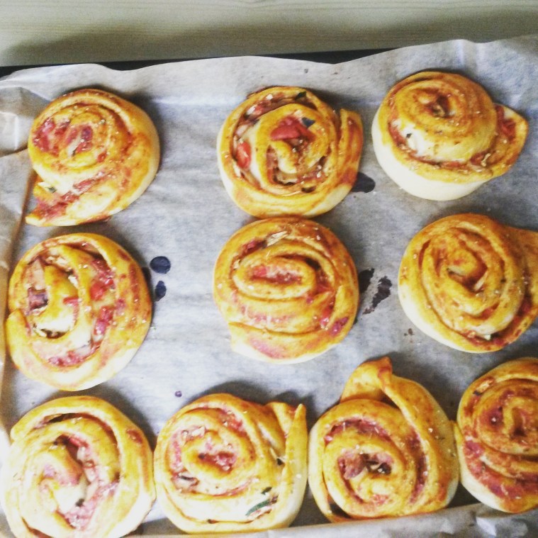 Pizzaschnecken vegan